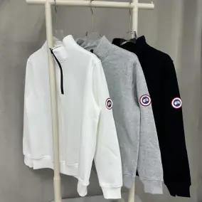 Canada Goose Half-Zip Sweatshirt - White
