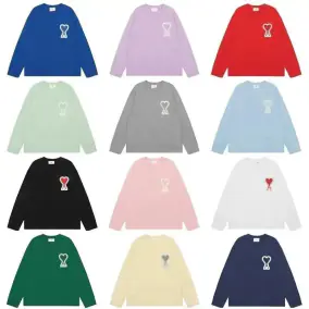 Ami Paris Heart Long Sleeve Sweatshirt [21 styles]