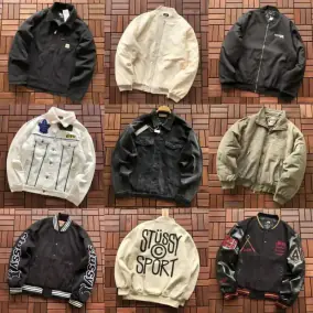 Stussy Sport Bomber Jacket / Denim Jacket / Coach Jacket [9 Styles]