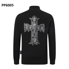 Philipp Plein Cross Skull Zip Sweater [14 styles]