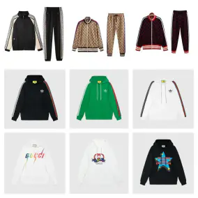 Gucci GG Tracksuit Hoodie and Pants Set - Multiple Styles