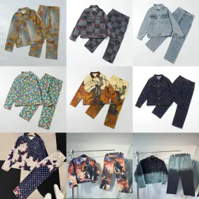 Denim Jacket and Pants Set