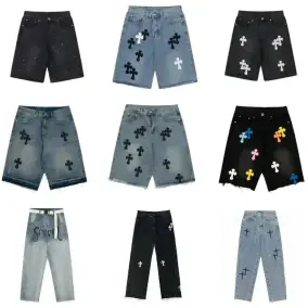 Chrome Hearts Cross Print Jeans/Shorts [22 styles]