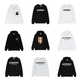 Burberry Cotton Graphic Print Hoodie