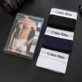 Modern Cotton Stretch Underwear Series [3-Pack: 2 Trunks + 1 Brief]