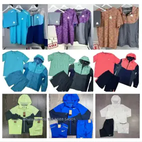 Nike Running Short-sleeved Three-piece Suit [35 styles]