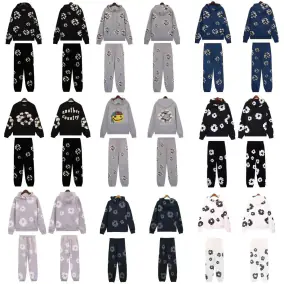 Denim Tears Flower Print Hoodie & Jogger Set [29 styles]