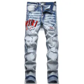 Chrome Hearts MAYA Distressed Jeans
