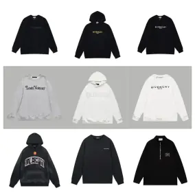 Round Neck Hooded Sweatshirt (39 Styles)
