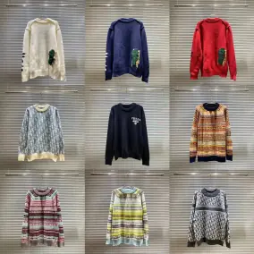 Letter Print Loose Sweater - 40 Styles
