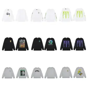 Stussy X-ray Ribcage & Graphic Long Sleeve Sweatshirts [Multiple Styles]