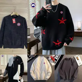 Canada Goose Arctic Program Sweater - Multiple Styles Star Embroidery