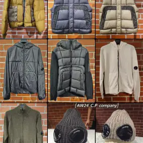C.P. Company AW24 Collection Hoodie/Jacket/Down Vest & Knit Headwear [40 styles]