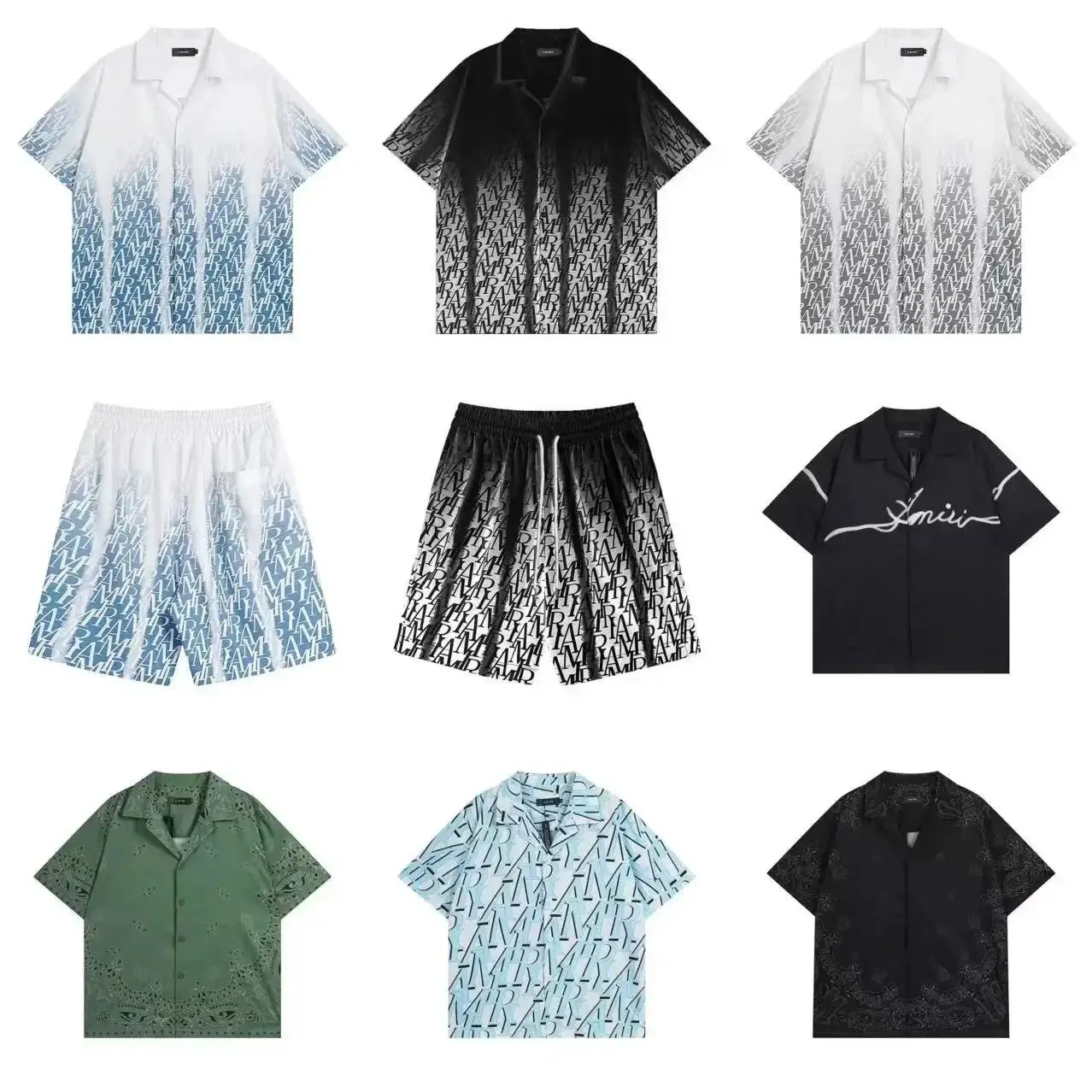AMIRI Set Shorts & T-Shirt (40 Styles)