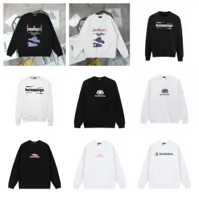 Balenciaga Graphic Print Sweatshirts
