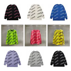 Balenciaga All Over Print Sweater