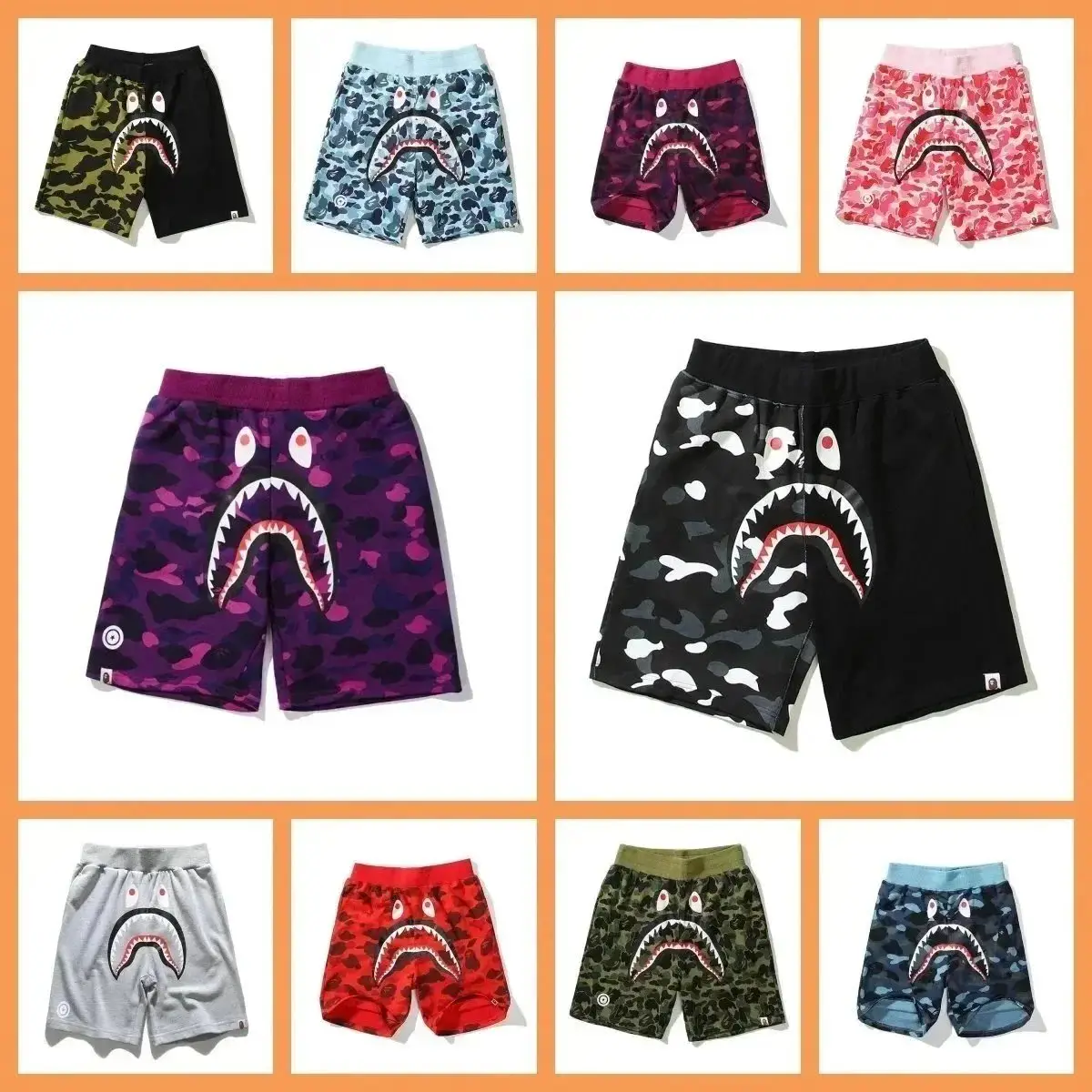 Bape Shorts and Hoodie Zip Collection (40+ Styles)