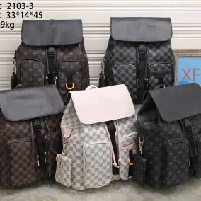 LV Canvas Backpack
