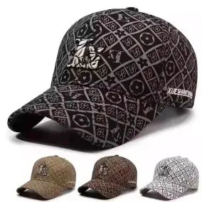 LV Monogram Canvas Baseball Cap [4 styles]