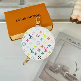 Louis Vuitton Multicolor Round Coin Purse Pendant
