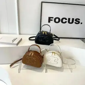 Celine Triomphe Half Moon Single Shoulder Handbag