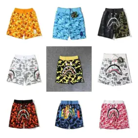 BATHING APE Camo Shark Sweat Shorts