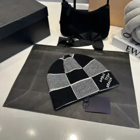 LV Checkerboard Beanie