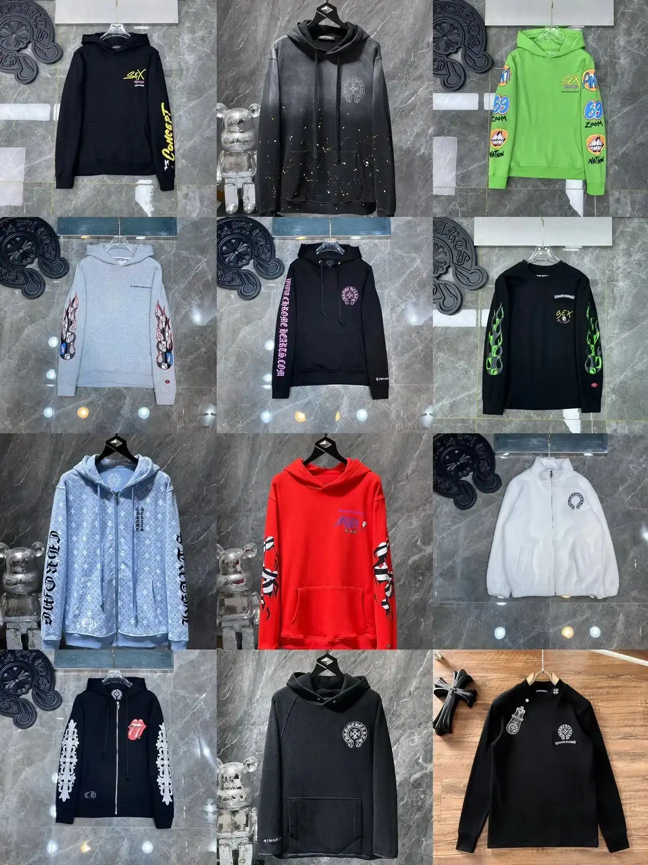 Chrome Hearts Classic Graphic Lettering Hoodie