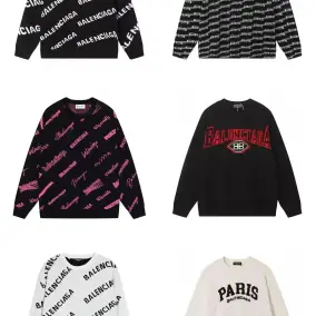 Balenciaga Logo Print Sweater [26 styles]