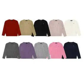 Ralph Lauren Pink Cable Knit Sweater for Women