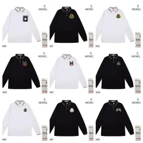 Moncler Long Sleeve Polo Shirt