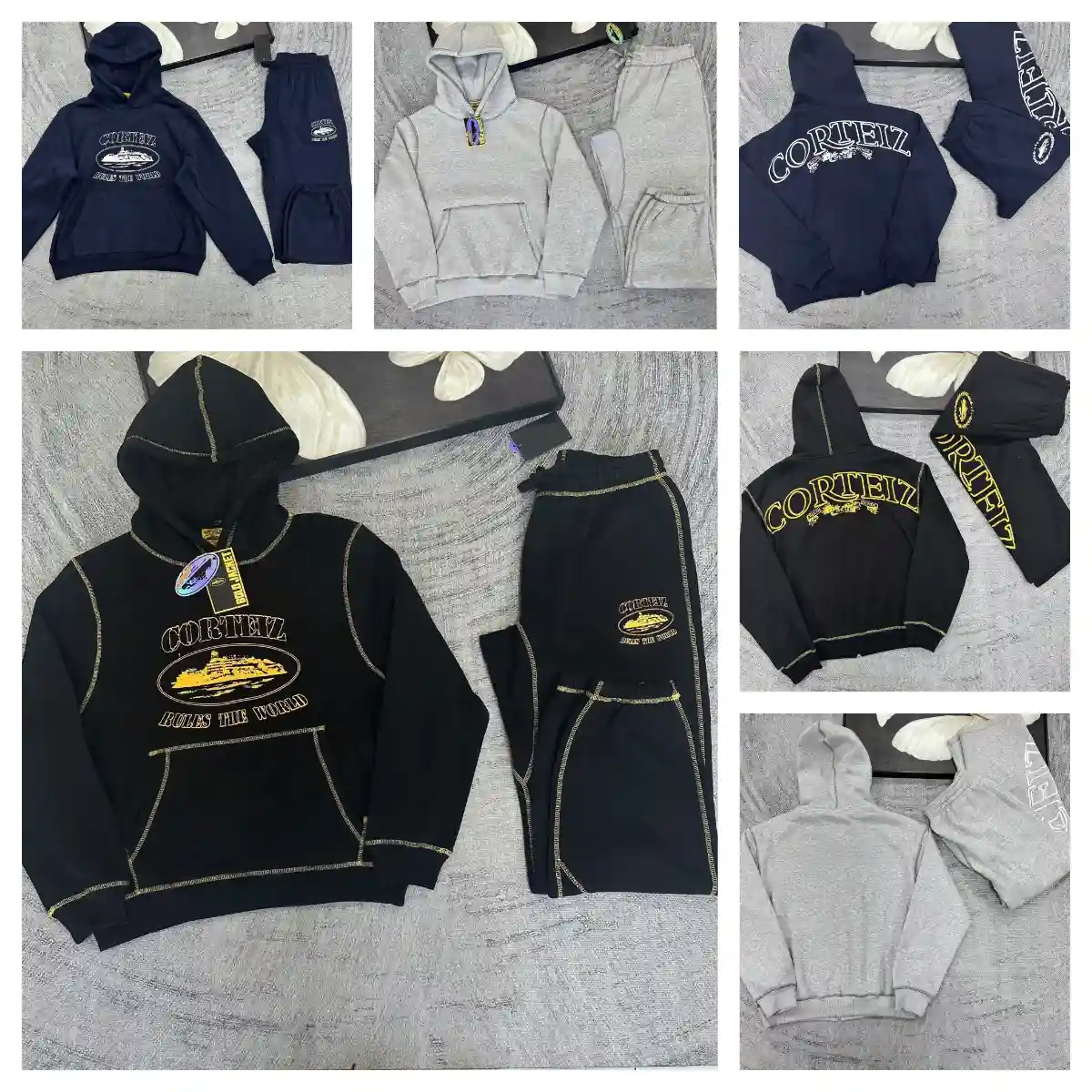 Corteiz Rules The World Hoodie & Pants Set