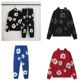 Denim Tears Scrunchie Print Hoodie & Jogger Set