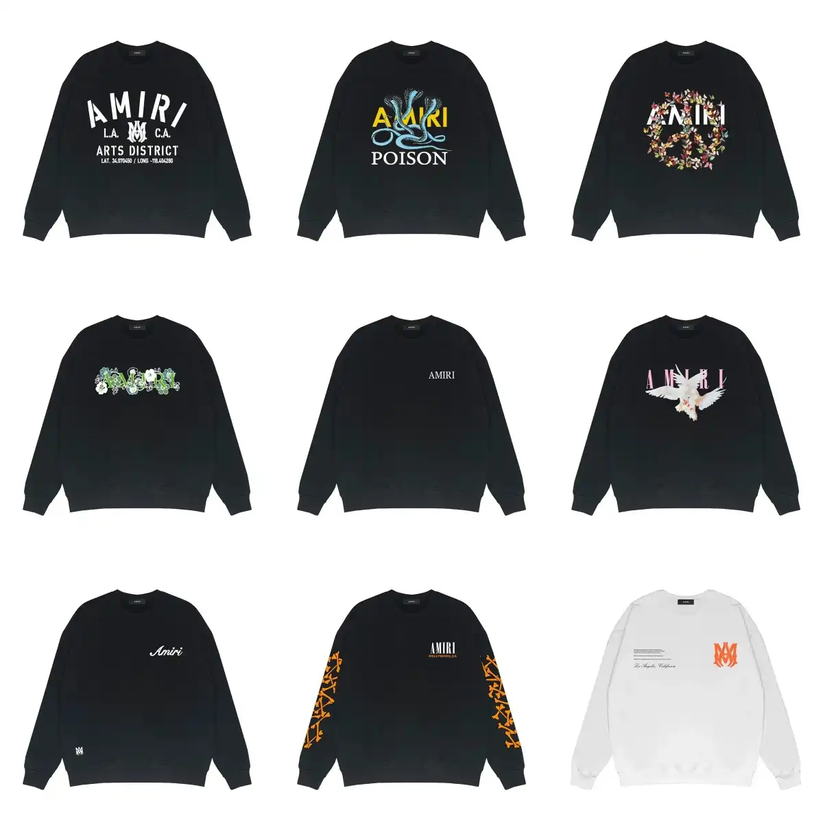 AMIRI Hoodie (10 styles)