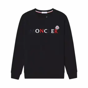 Moncler Embroidered Sweatshirt - Black