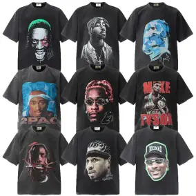 Big Face Graphic T-Shirts [40 styles]
