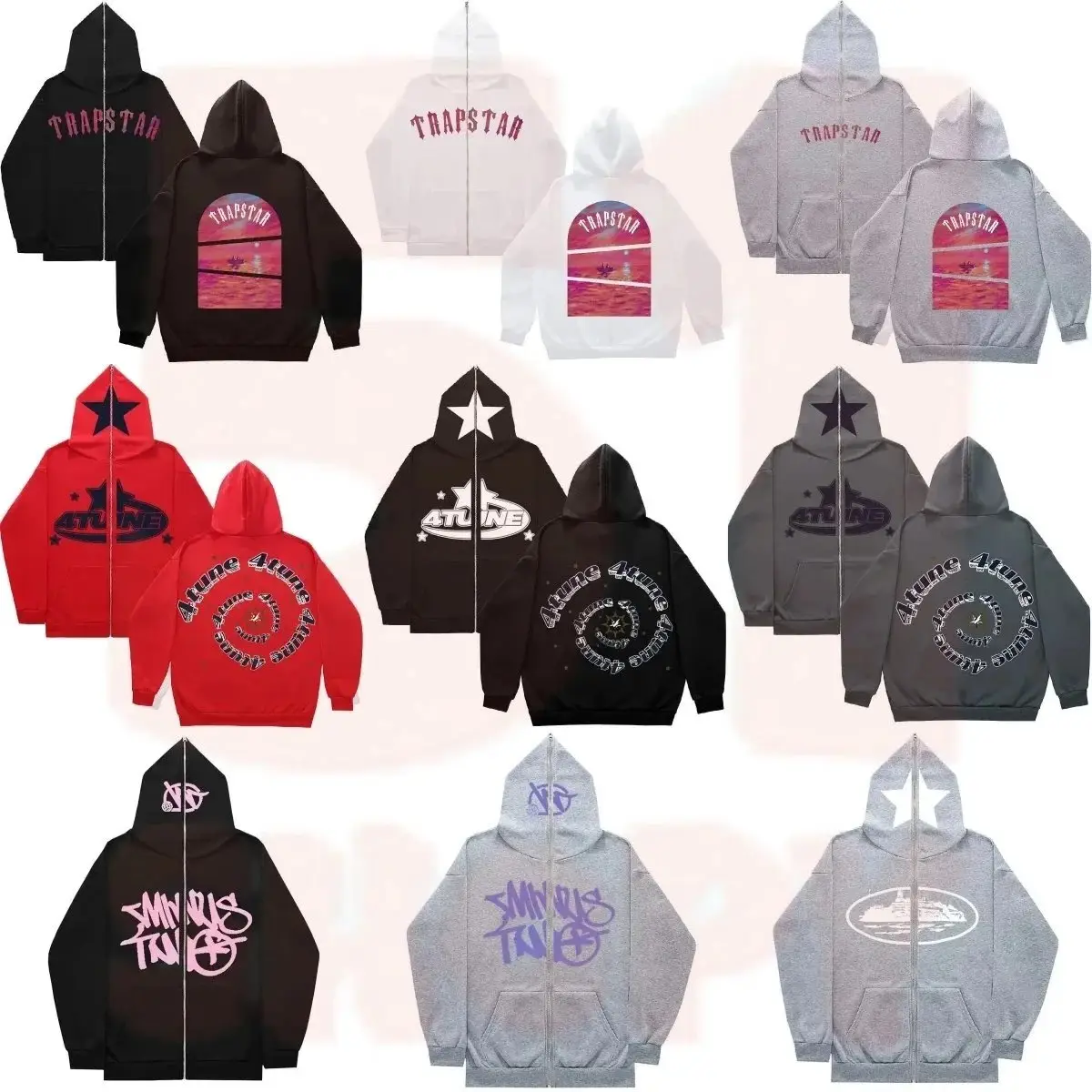 Trapstar Hoodie [Multiple Designs: Trapstar Sunset