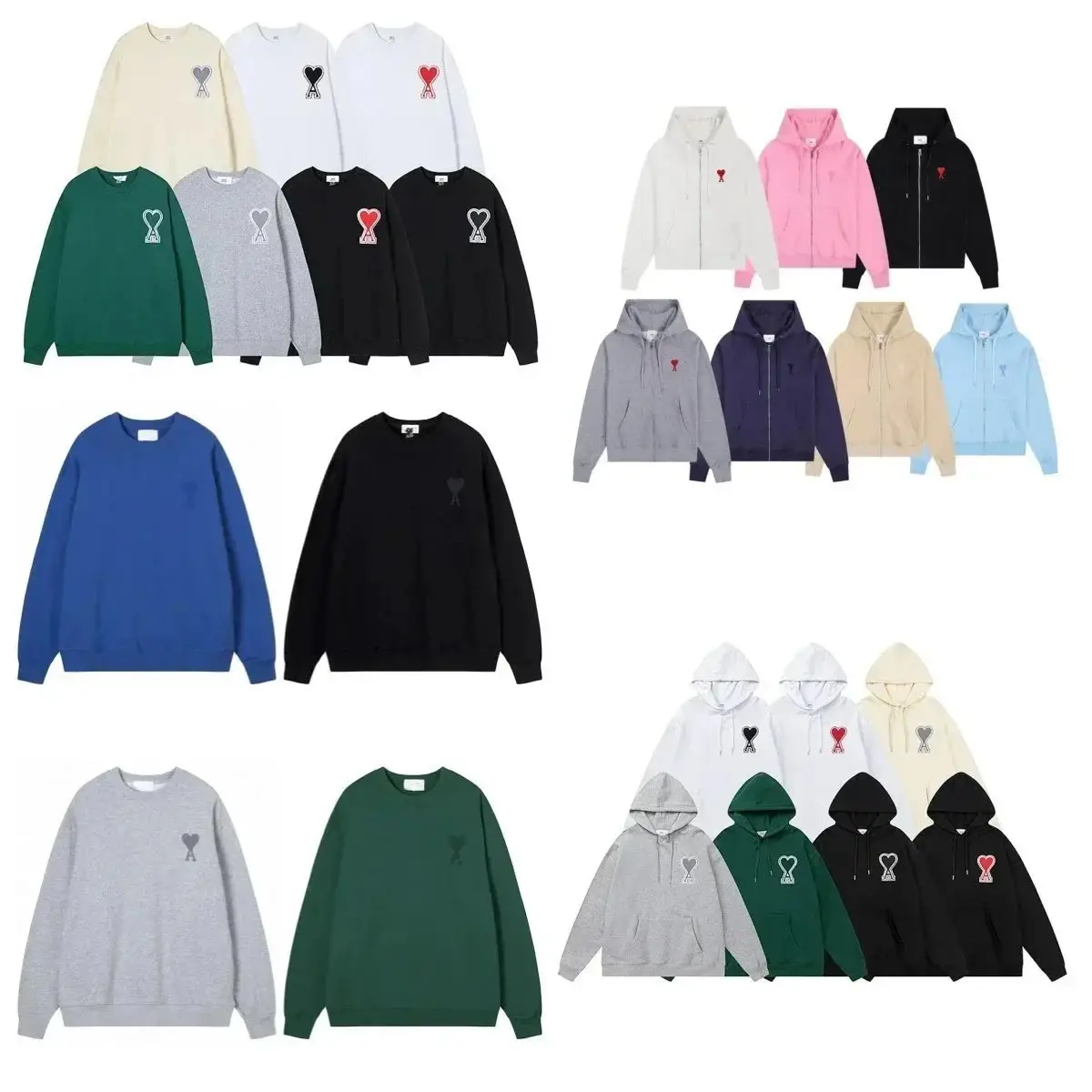 Ami Paris Heart Hoodie/Sweater