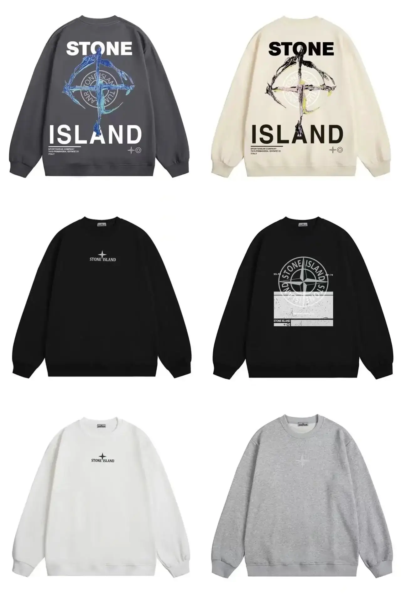 Stone Island Compass Badge Sweatshirts (35 Styles)