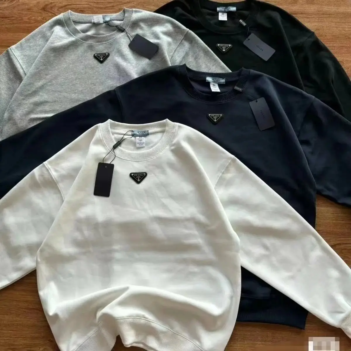 Prada Triangle Sweatshirt