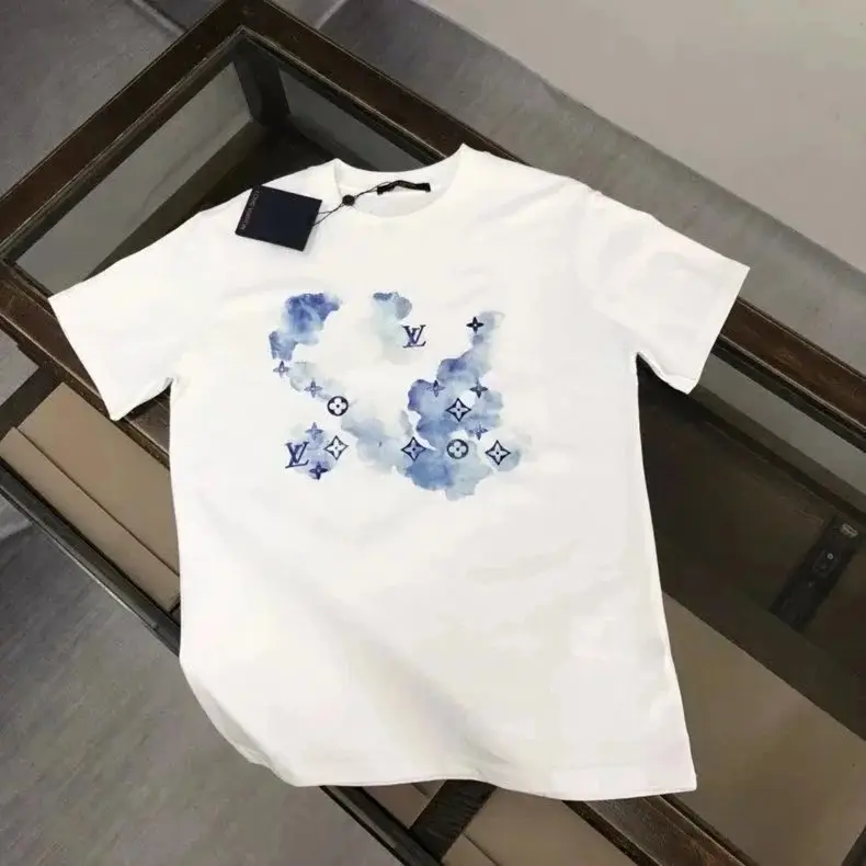 Louis Vuitton Watercolor Graphic T-Shirt