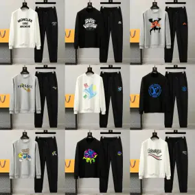 Graphic Sweatshirt and Jogger Set - 38 Styles