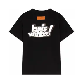 Louis Vuitton Black Graphic Men's T-Shirt