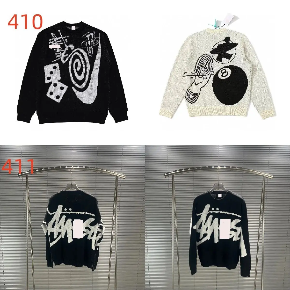 Stussy Graffiti Knit Sweater