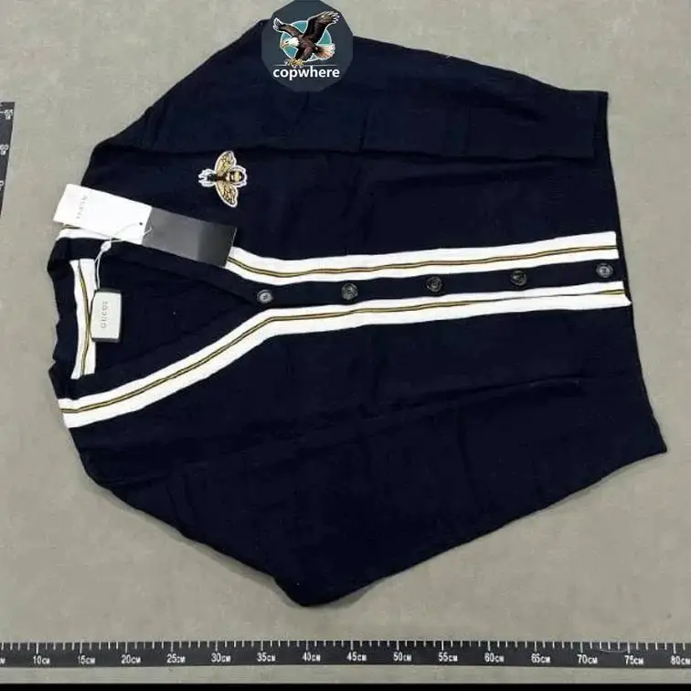 Gucci Bee Embroidery Sweater