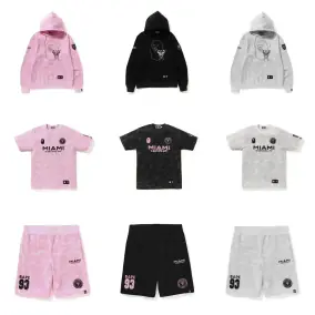 Bape Miami T-Shirt, Shorts and Hoodies Set