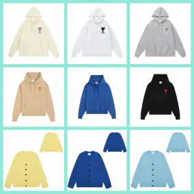 Ami Paris Heart Hoodie & Cardigan Sweater [40 styles]