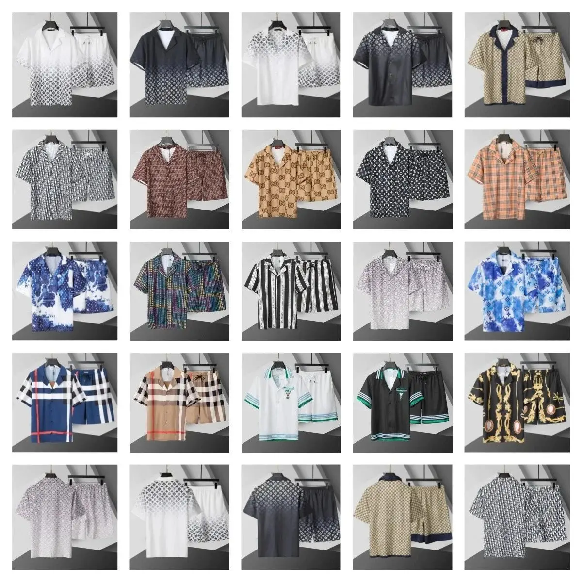 Men's Matching T-Shirt and Shorts Set
