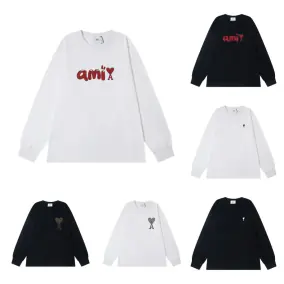 Ami Paris Heart Long Sleeve T-Shirt