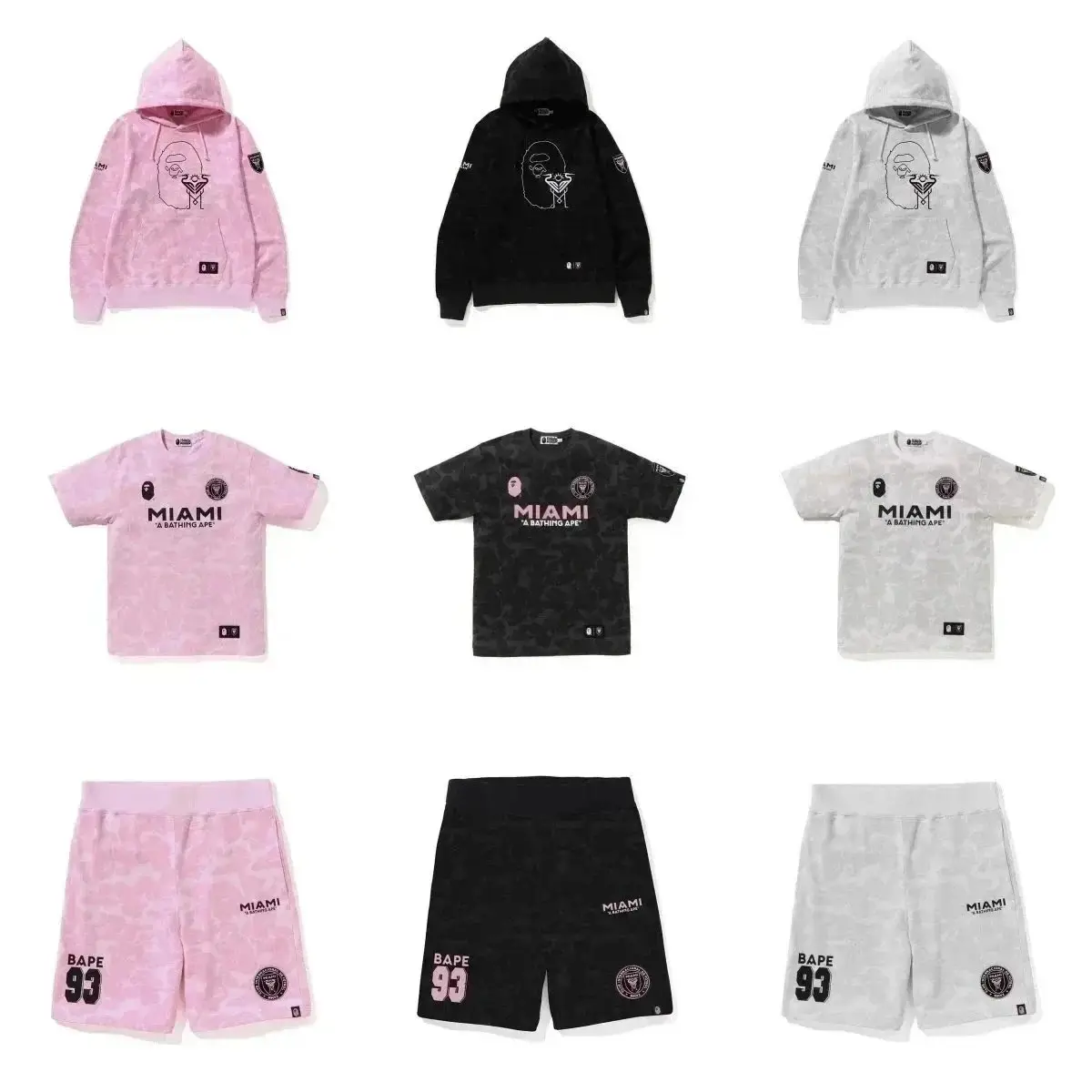 Bape Miami T-shirt shorts Hoodies